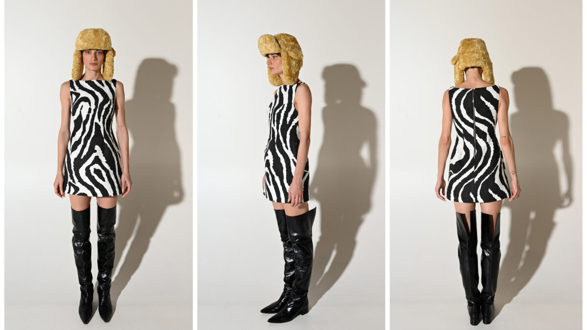 MINI ZEBRA-PRINT DRESS