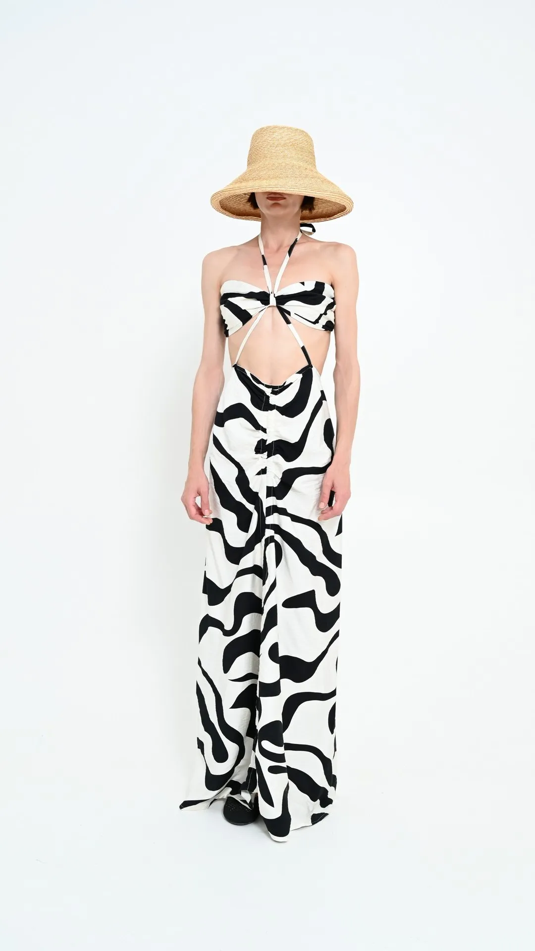 CUT-OUT MAXI DRESS