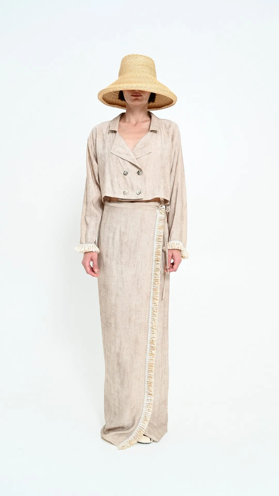 CROPPED FRINGED SHIRT